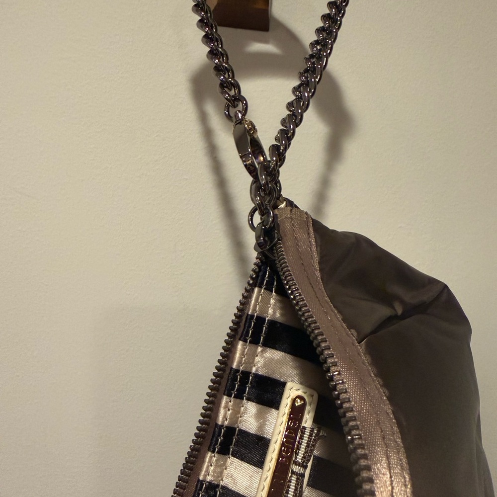 Henri bendel satin Chain Strap bag wristlet - Picture 5 of 10